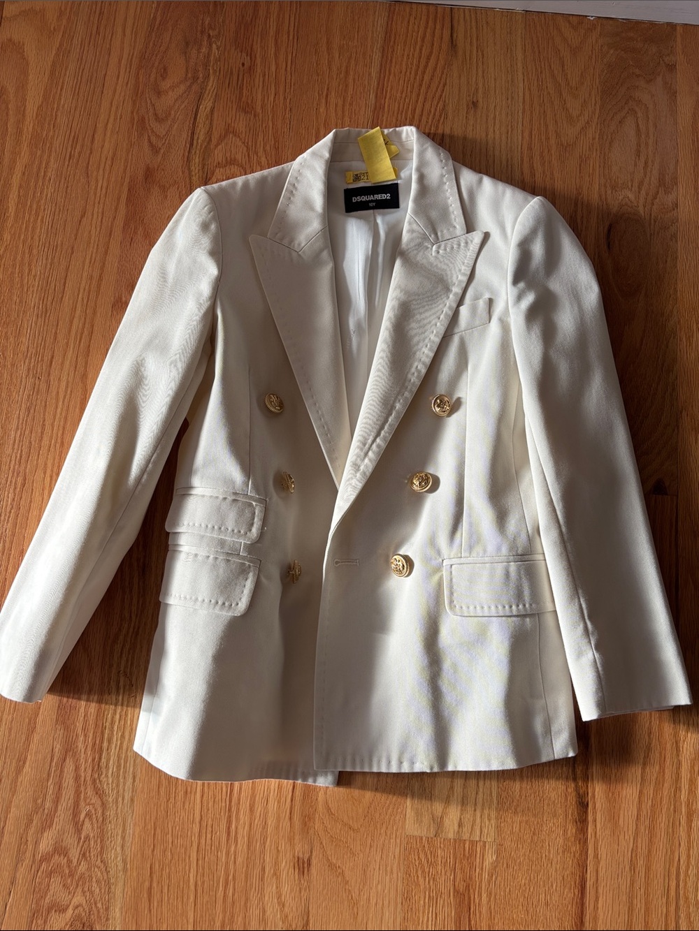 Boys dsqaured Creame blazer